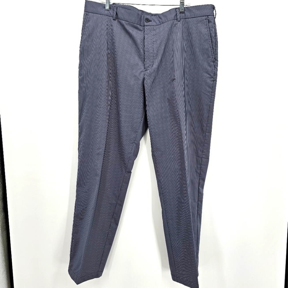Slazenger men's pin stripe quick dry grey golf pants size 40x31